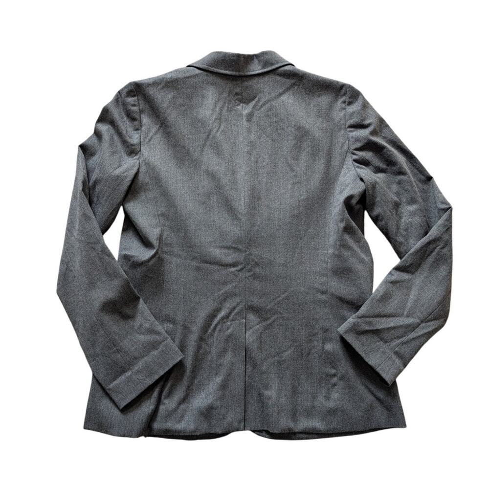 GAP Classic 2 Button Women's Gray wool blend blazer, NWT, size 12 - Picture 2 of 13